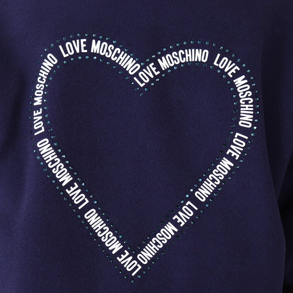 NWT - Love moschino Heart Bomber Jacket - Navy❤️ - Picture 5 of 5